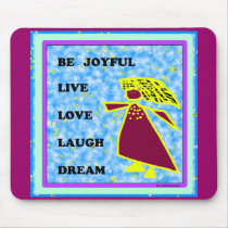 Be Joyful Whimsical Lady : Live Love Laugh Dream