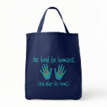 Be Kind to Humans Dark Bags