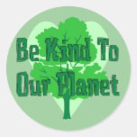 Be Kind To Our Planet Sticker