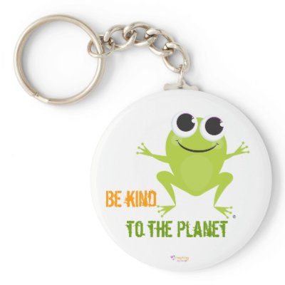 Be kind to the planet - Think Green Keychain by creatingmybestlife