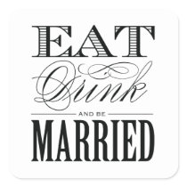& BE MARRIED | FAVOR STICKERS