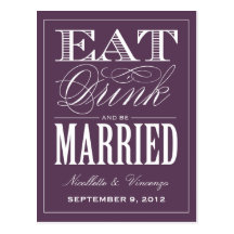BE MARRIED | SAVE THE DATE ANNOUNCEMENT POST CARDS