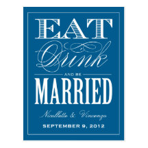 BE MARRIED | SAVE THE DATE ANNOUNCEMENT POST CARDS