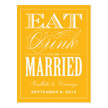BE MARRIED | SAVE THE DATE ANNOUNCEMENT POSTCARDS