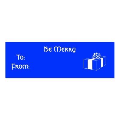 Be Merry Business Card Templates by Priscilla48