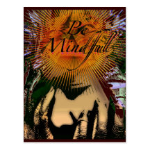 be mindful postcards