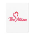 Be Mine Bag postcards