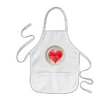 BE MINE BUBBLE HEART by SHARON SHARPE Apron