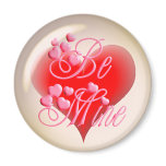 BE MINE BUBBLE HEART by SHARON SHARPE Refrigerator Magnet