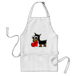 Be Mine Cute Miniature Pinscher Apron