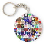 Be mine! Heart Keyring