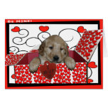 BE MINE - I WUF YOU - I LOVE YOU - PUPPY VALENTINE CARDS