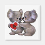 Be Mine Koalas Fridge Magnets