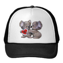 Be Mine Koalas Mesh Hats