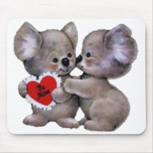 Be Mine Koalas Mousemats