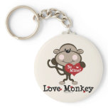 Be Mine Love Monkey Valentine Key Chain