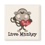 Be Mine Love Monkey Valentine's Day Magnet