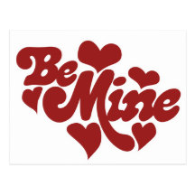 Be Mine Love Postcards