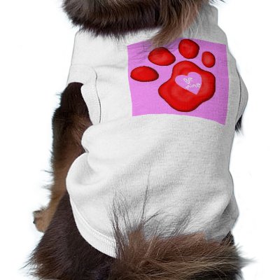 Be Mine Paw with Valentine Heart by IsabelDC