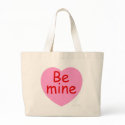 Be Mine Pink Heart bags