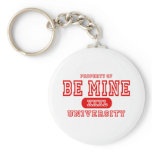 Be Mine University keychains