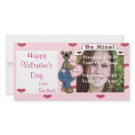 Be Mine Valentine Bear Photo Card