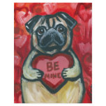 Be Mine Valentine Pug Full Color Flyer