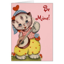 Be Mine Valentine's Greeting Card