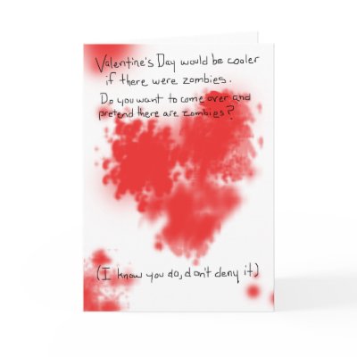 Be Mine,  Zombie Valentine by ealopuch