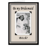 Be my Bridesmaid Bitch?