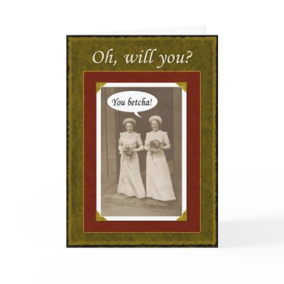 Be my Bridesmaid - you Betcha? by tomrent