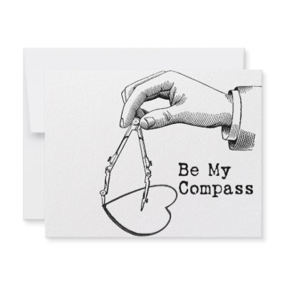 Be My Compass Personalized Invitation by slagathor
