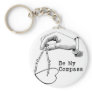 Be My Compass Keychains