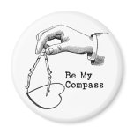 Be My Compass magnets