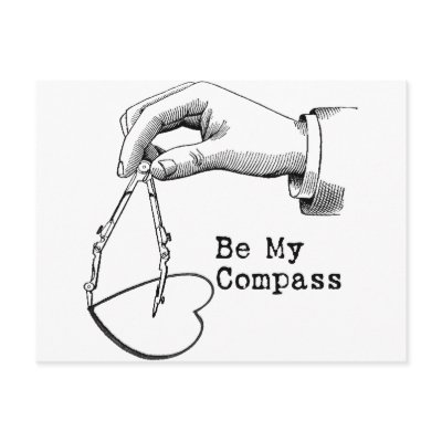Be My Compass Postcard by slagathor