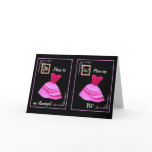 Be My Flower Girl Wedding Card - Pink