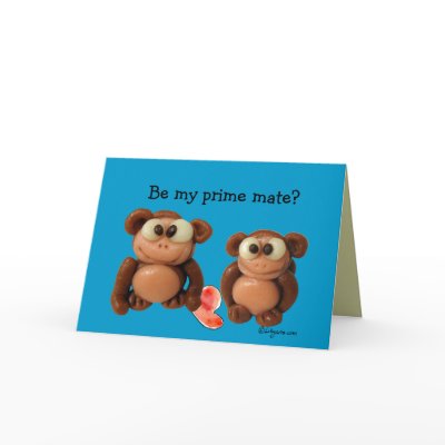 Be My Prime Mate Love Valentine's Day Card by zooogle