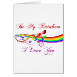 Be My Rainbow Gay Valentine Card