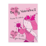 Be My Valentine? - Aya valentine postcards