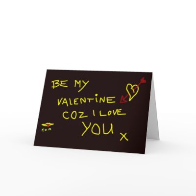BE MY VALENTINE. CARD by ccrcats