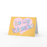 Be My Valentine Card