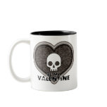 Be My Valentine Cute Punk Skull Mug