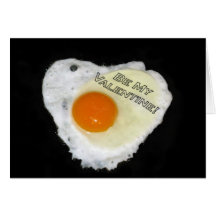Be My Valentine. Egg and Pepper Card