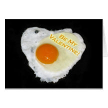 Be My Valentine. Egg Heart Cards
