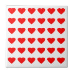 Be My Valentine Hearts 36Red Transp  jGibney tiles