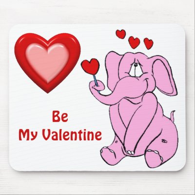 Be My Valentine Mousepad by elenaind
