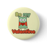 Be my Valentine Owl Pins