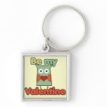Be my Valentine Owl Key Chain