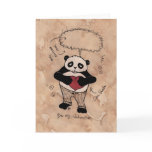Be my Valentine, Panda Cards