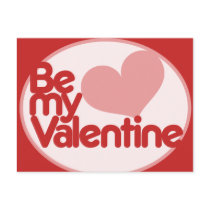 Be my Valentine Postcard